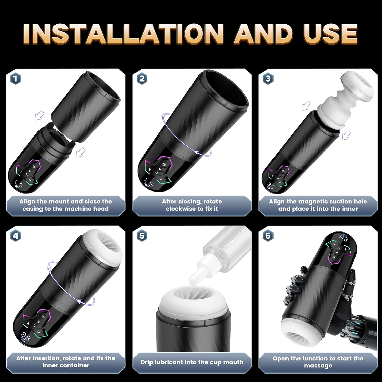 HeatStroke Smart Penis Pump Masturbator