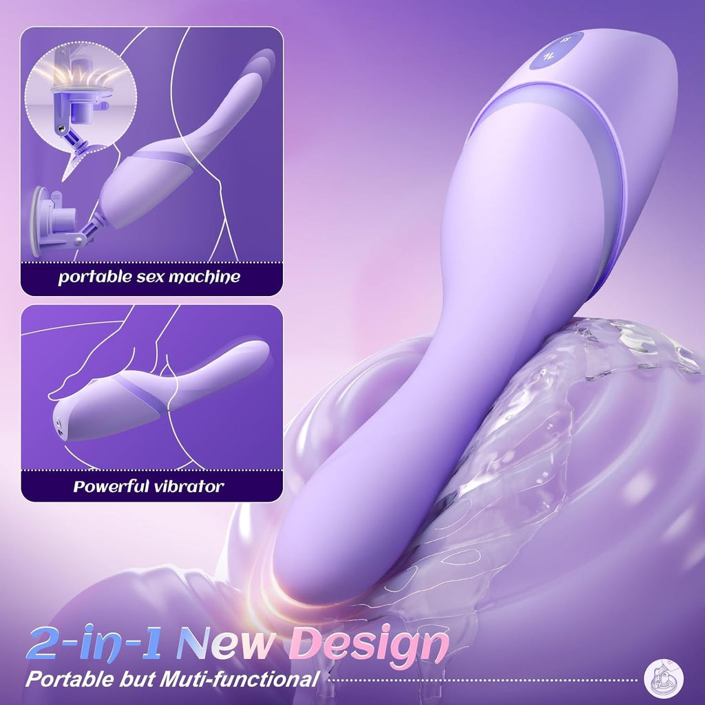 HeatThrust App-Controlled Sex Machine Vibrator