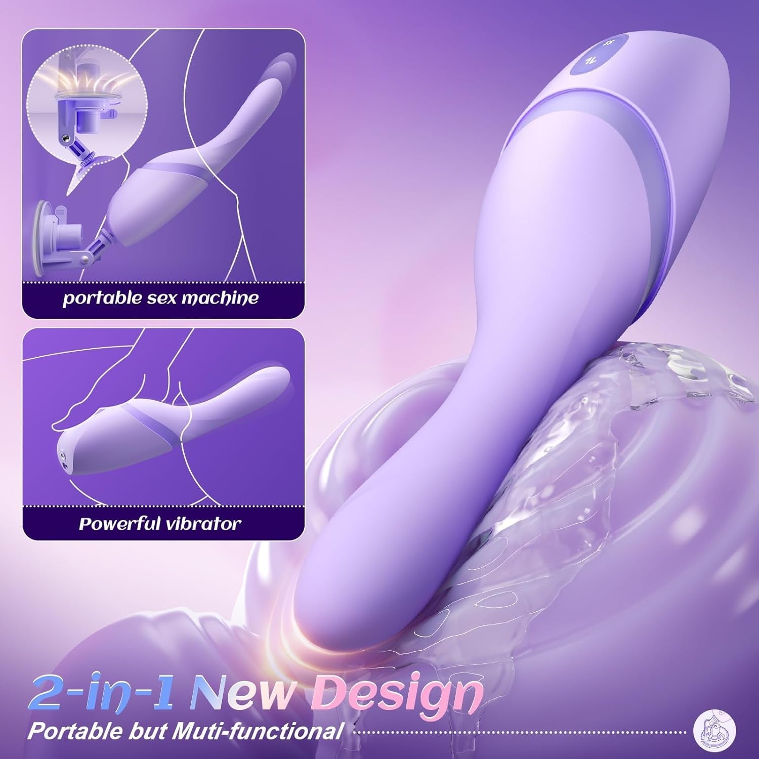 HeatThrust App-Controlled Sex Machine Vibrator