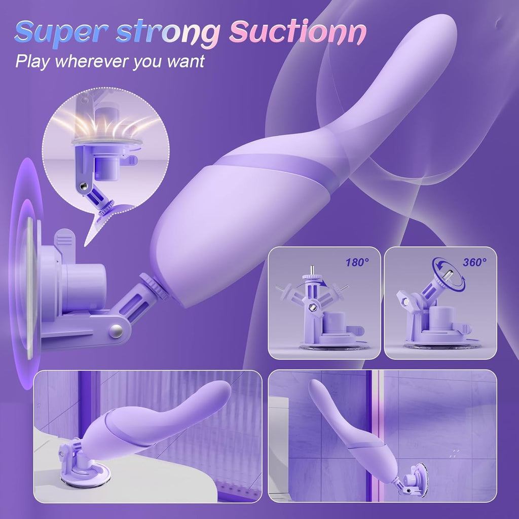 HeatThrust App-Controlled Sex Machine Vibrator