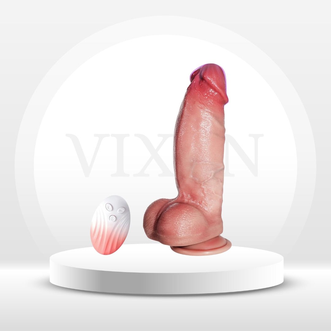 HeatTitan Huge Heating Thrust Dildo Vibrator