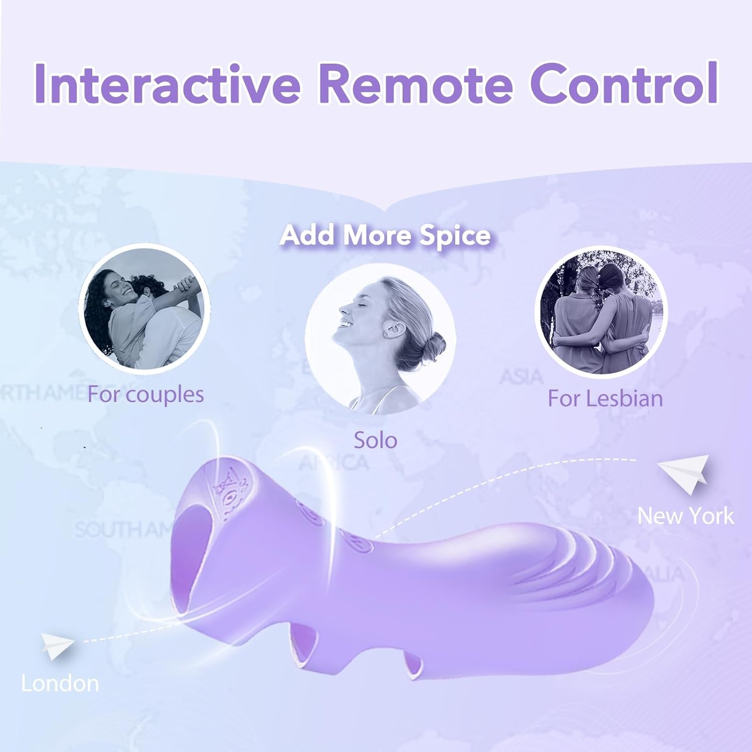 HeatTouch Heated Couples Finger Vibrator