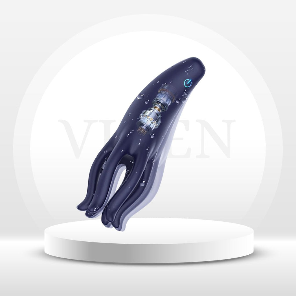 HexaGrip Male 360° Tentacle Vibrator Trainer