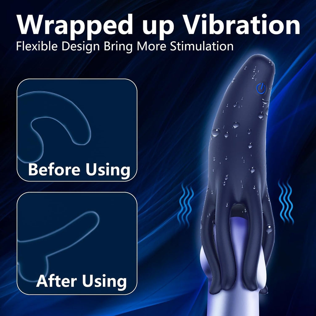 HexaGrip Male 360° Tentacle Vibrator Trainer