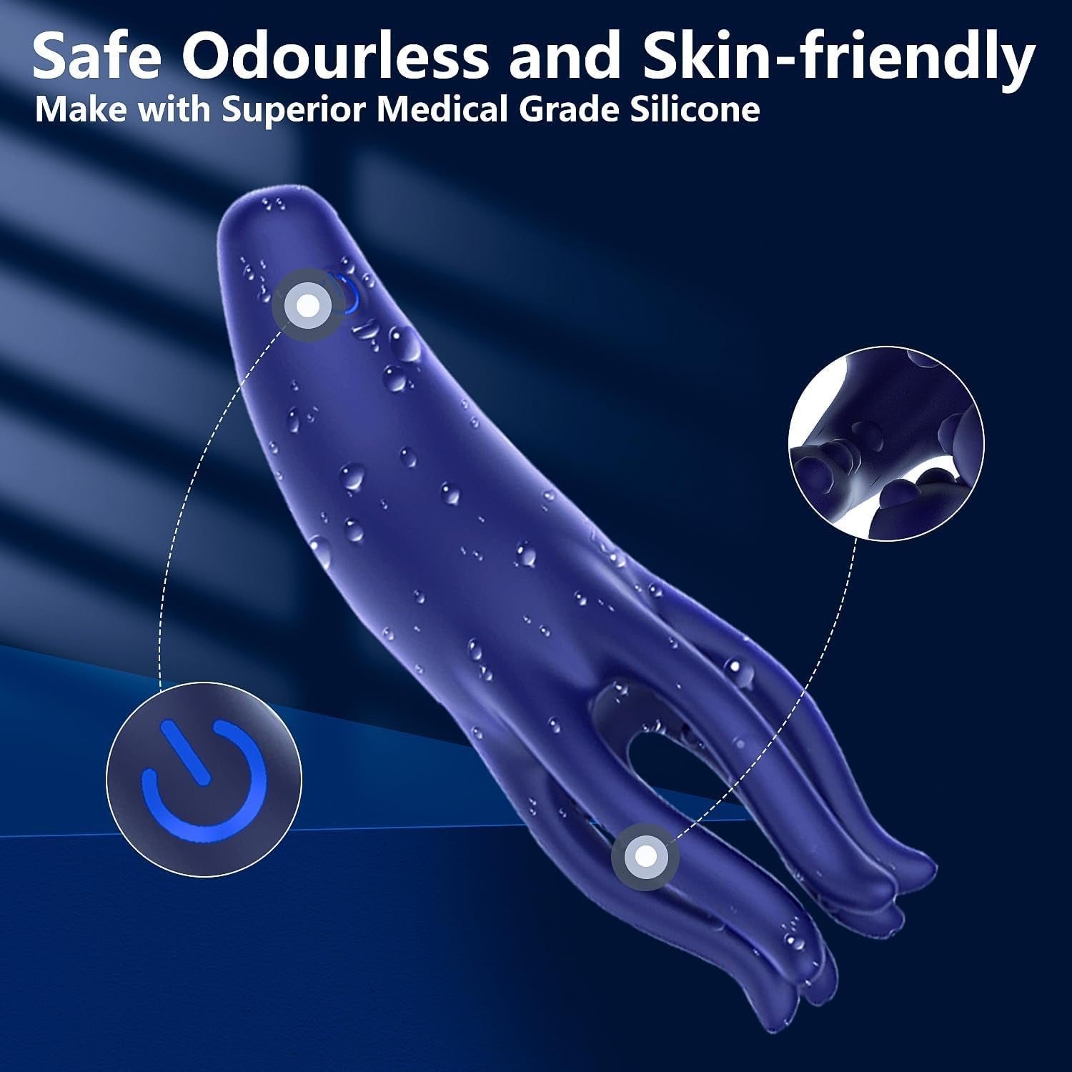 HexaGrip Male 360° Tentacle Vibrator Trainer