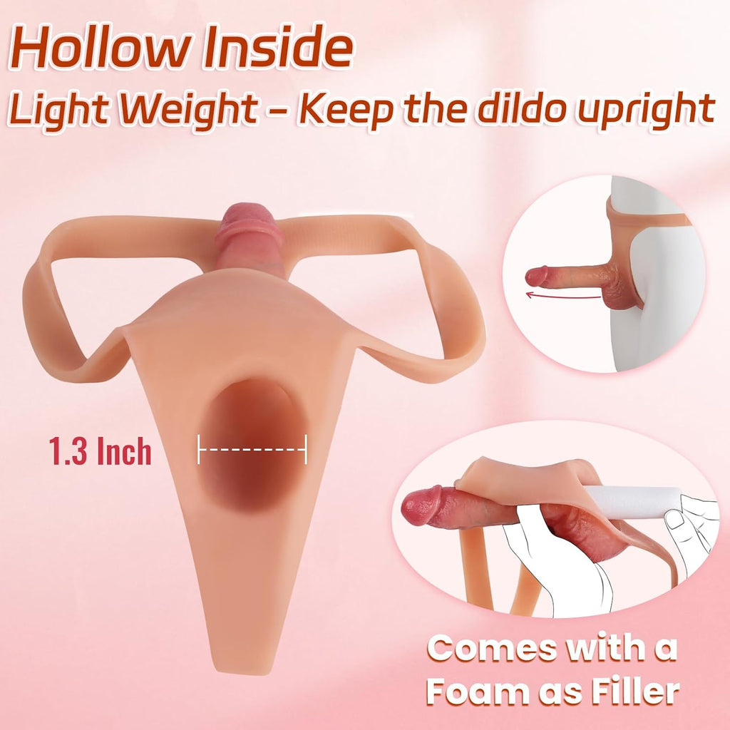 HollowFit Strap-On Harness Hollow Dildo