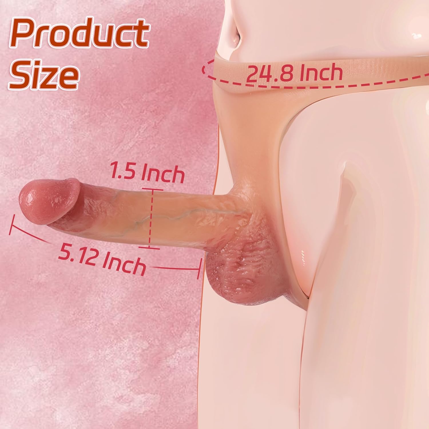 HollowFit Strap-On Harness Hollow Dildo
