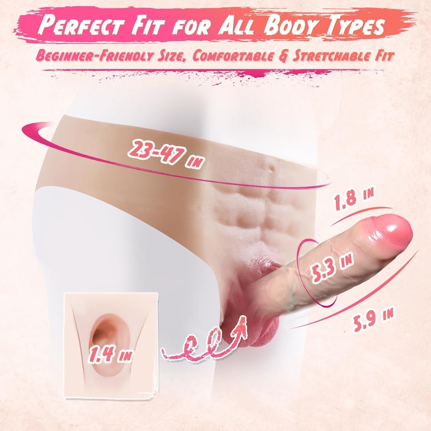 HollowPulse Vibrating Hollow Strap-On Sleeve for Extended Play