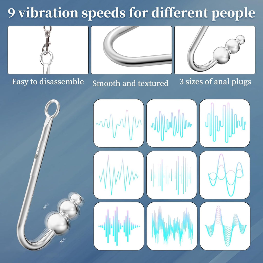 HookBound Vibrating Anal Hook & Restraint Kit