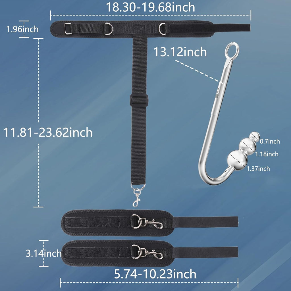 HookBound Vibrating Anal Hook & Restraint Kit