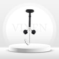 HookBound Vibrating Anal Hook & Restraint Kit