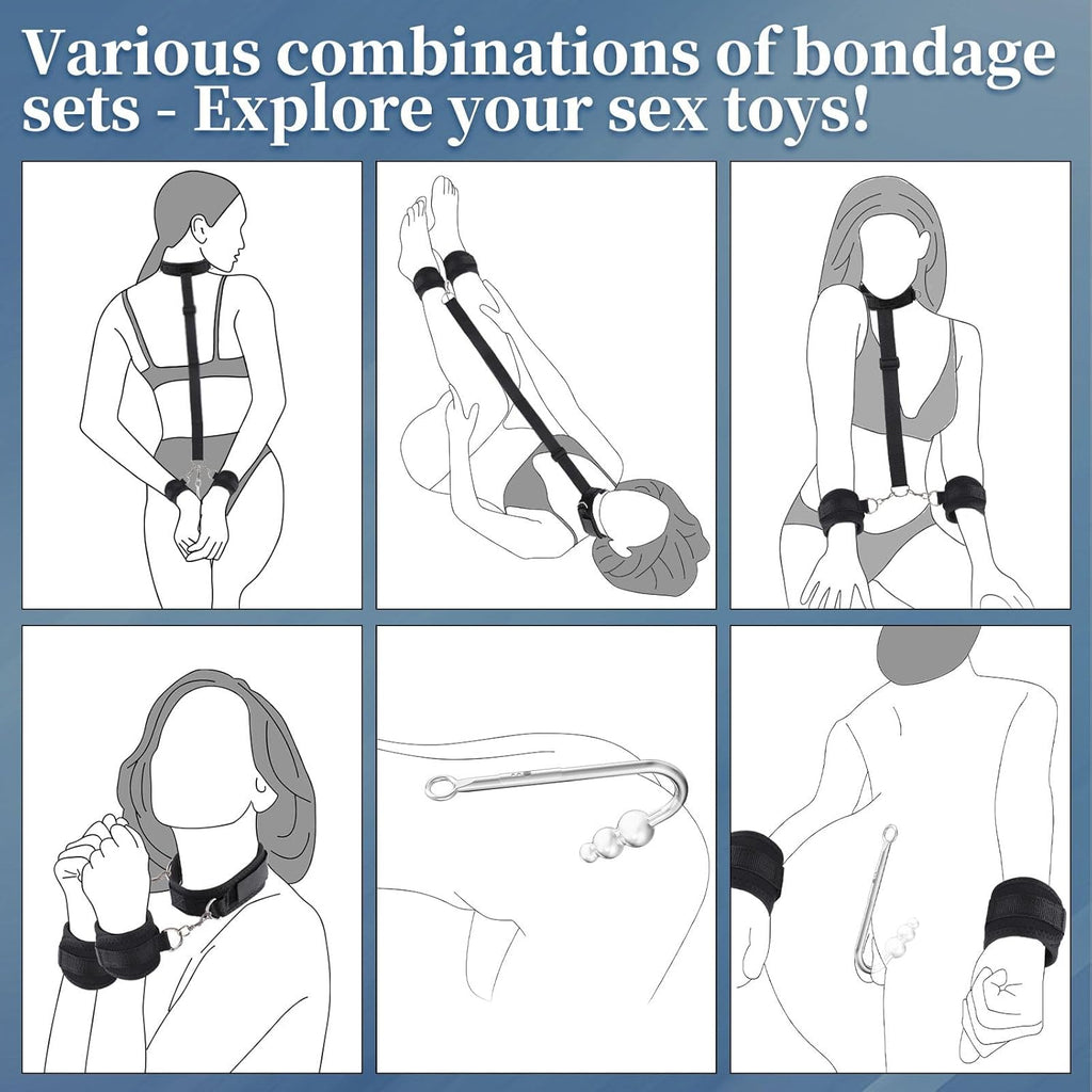 HookBound Vibrating Anal Hook & Restraint Kit