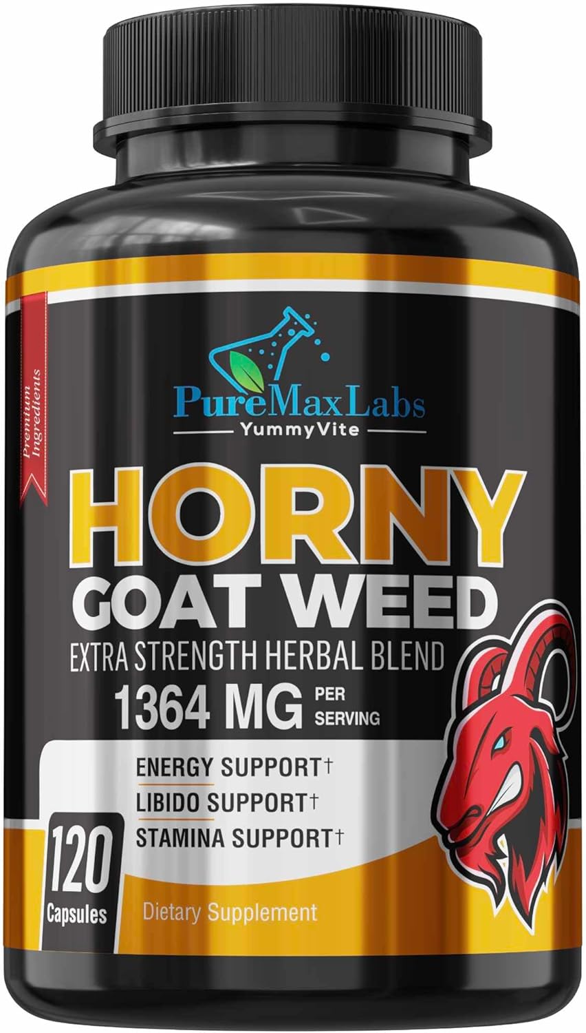 Horny Goat Weed Capsules – Libido & Energy Support for Adults