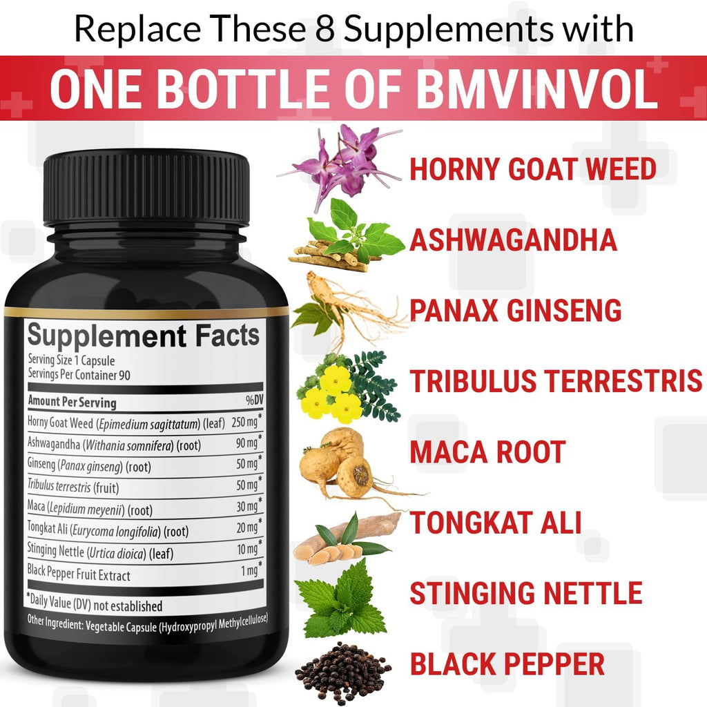Horny Goat Weed Capsules – Libido & Energy Support for Men