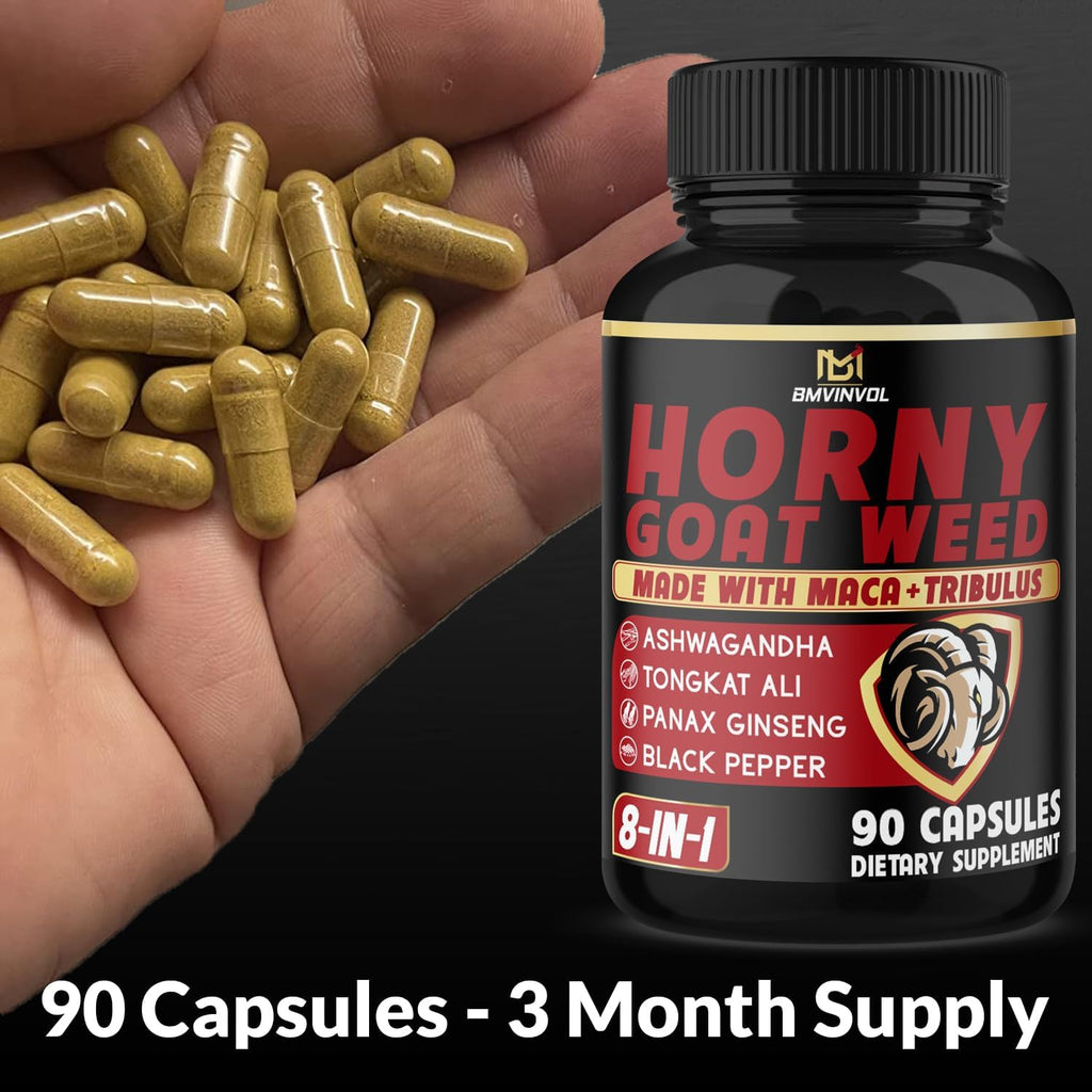 Horny Goat Weed Capsules – Libido & Energy Support for Men