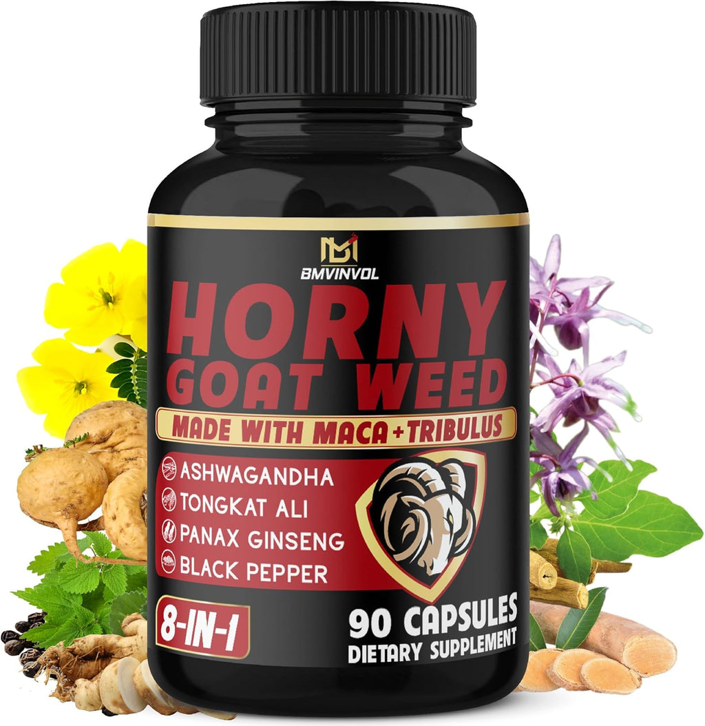 Horny Goat Weed Capsules – Libido & Energy Support for Men
