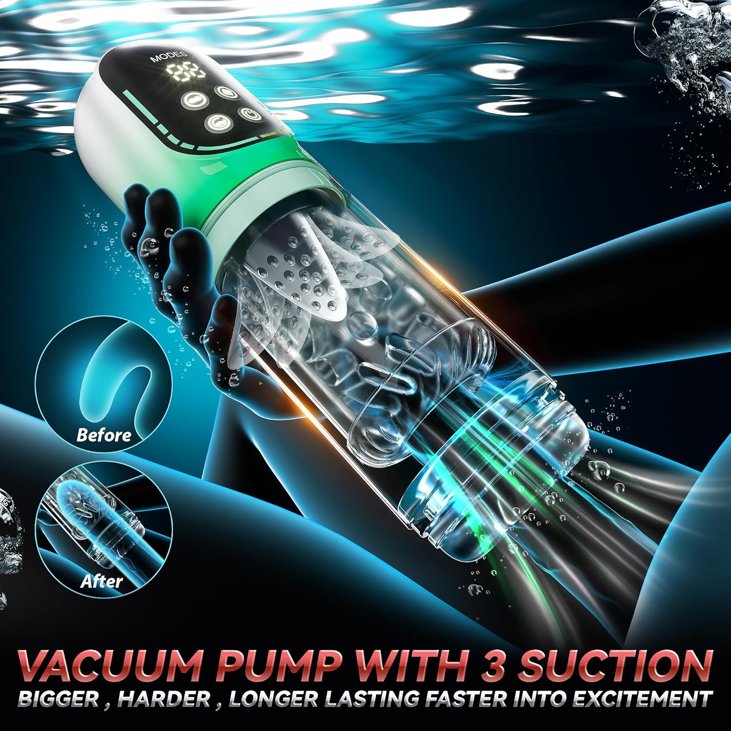HydroVibe 4-in-1 Pump Stroker