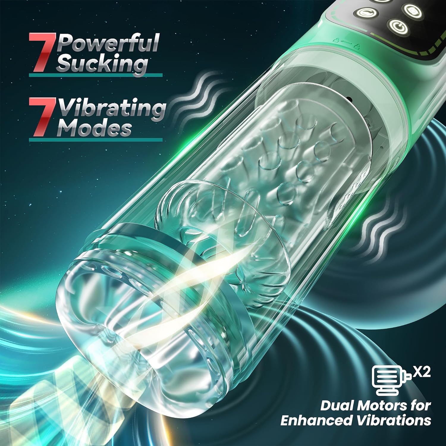 HydroVibe 4-in-1 Pump Stroker