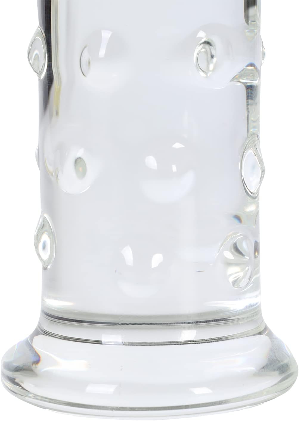 IceFire Textured Glass Dildo Wand