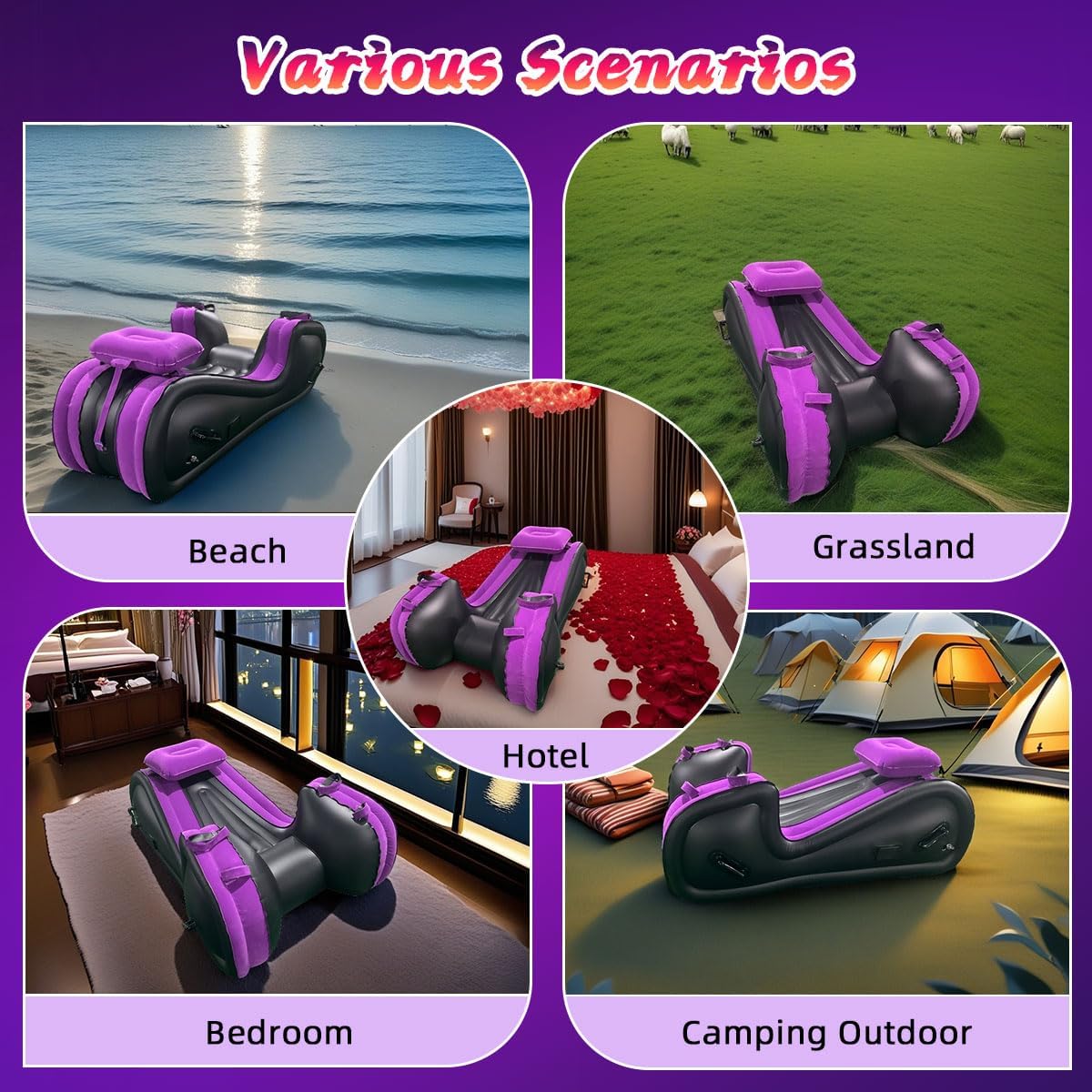 IgniteLuxe Premium BDSM Sex Sofa