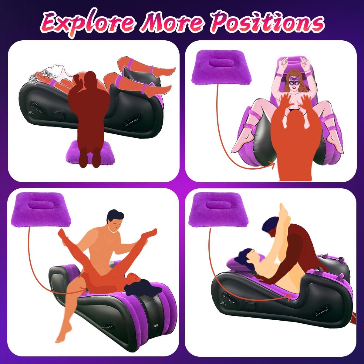 IgniteLuxe Premium BDSM Sex Sofa