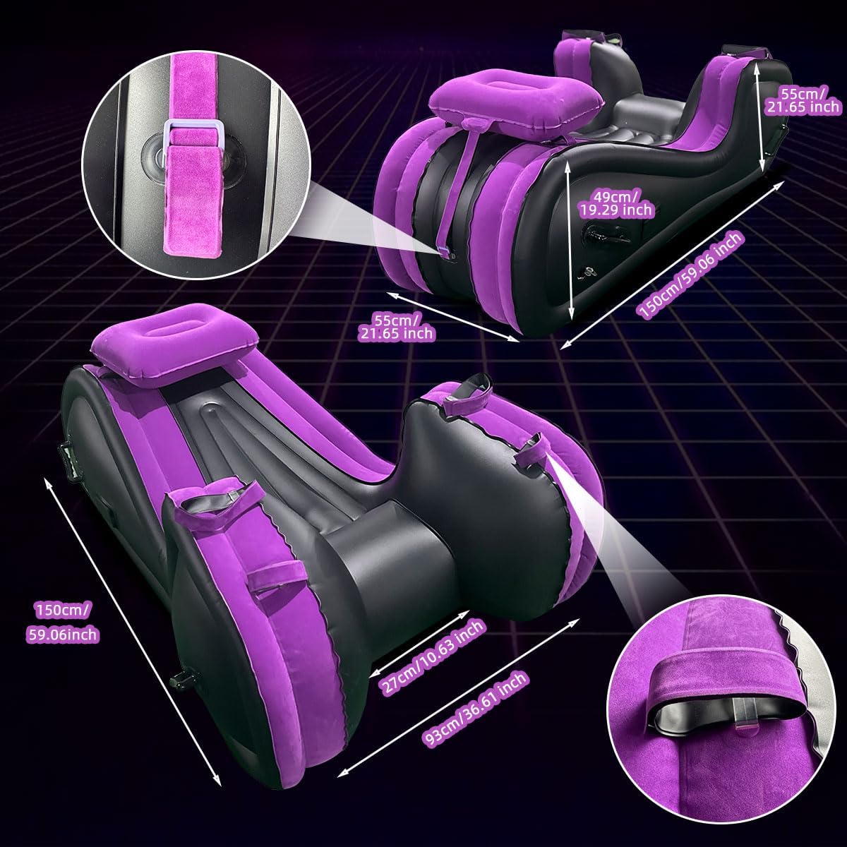 IgniteLuxe Premium BDSM Sex Sofa