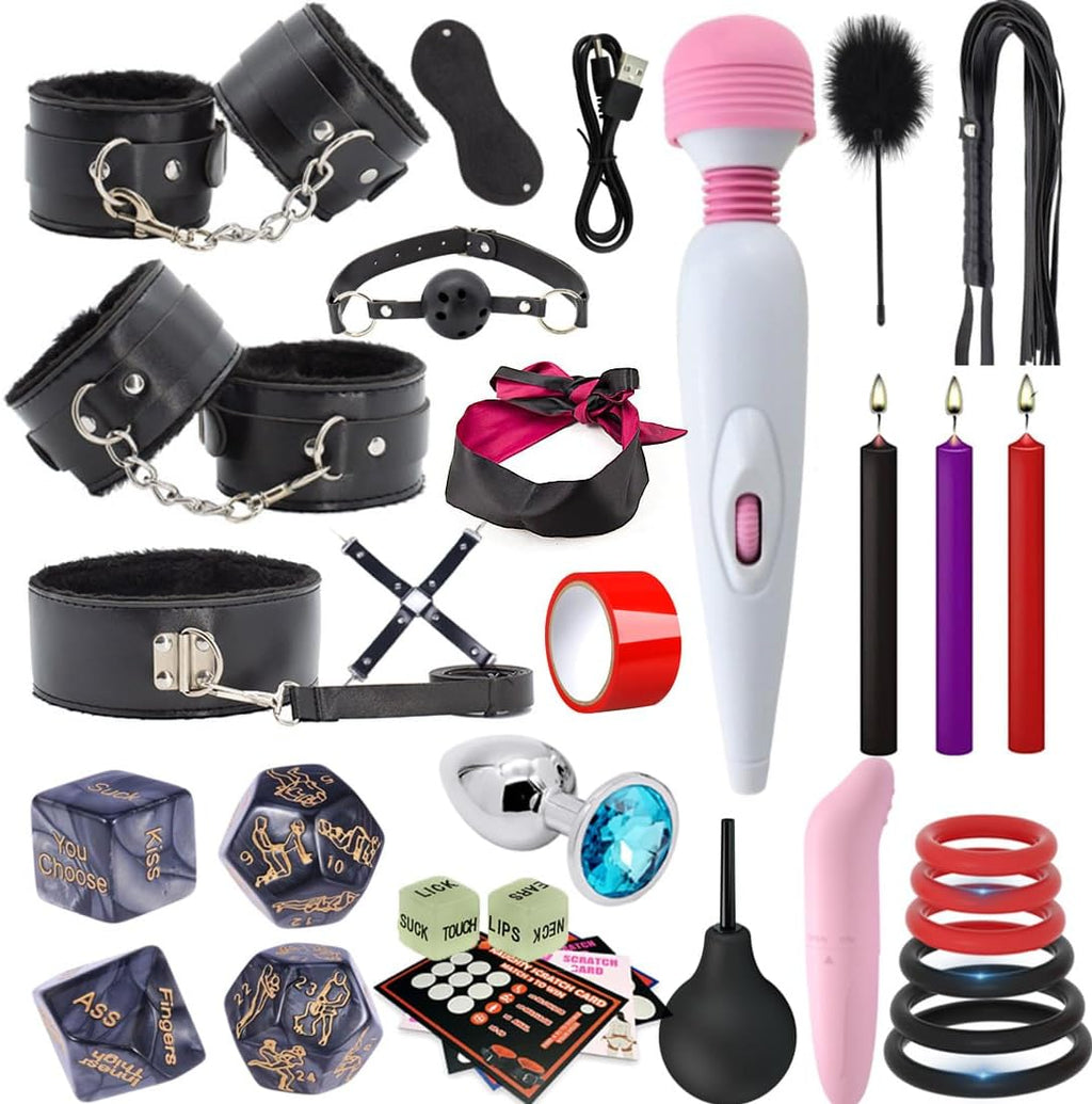 IgnitePassion 35-Piece BDSM Pleasure Kit