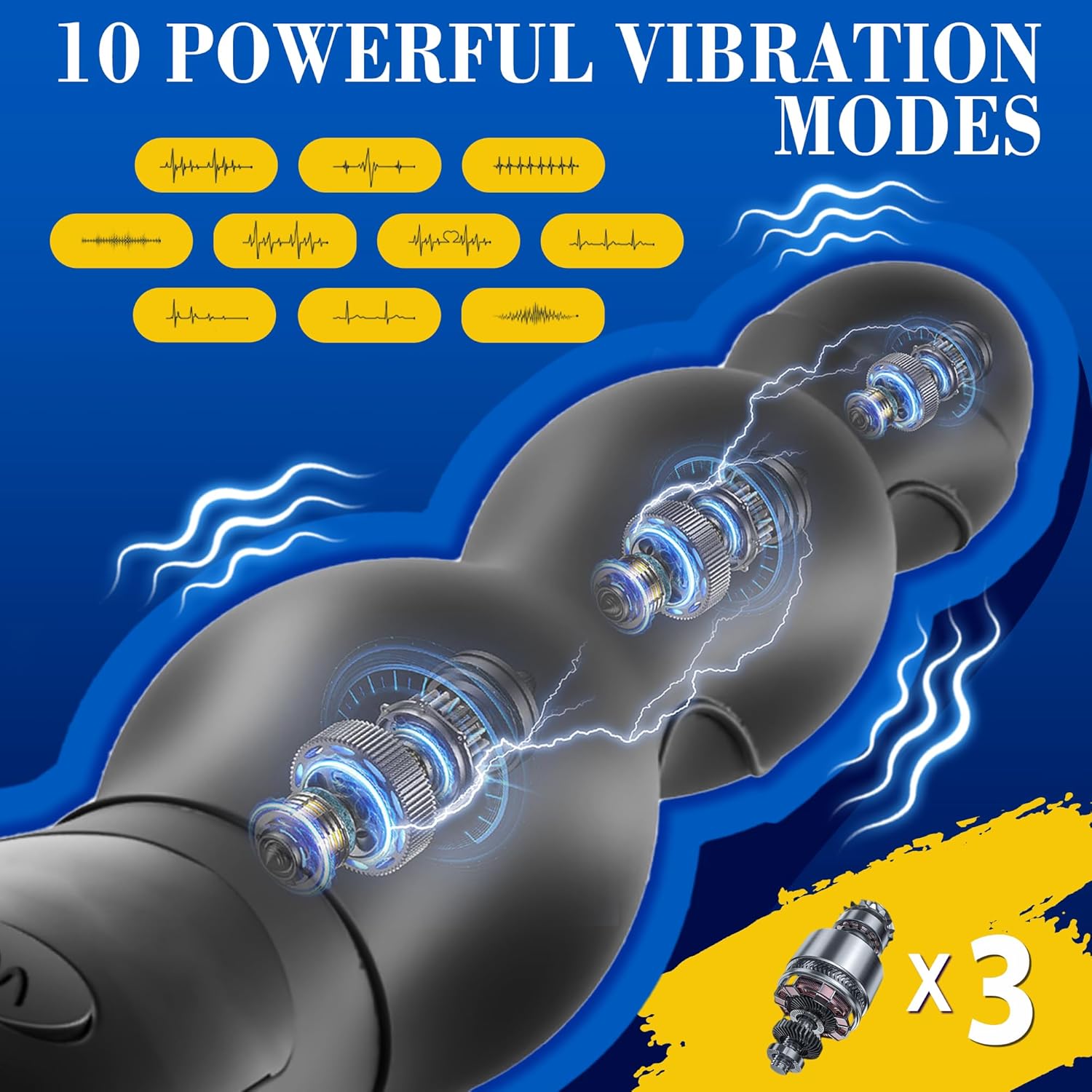 InfernoKnot Prostate Plug – Vibe, Shock & Heat