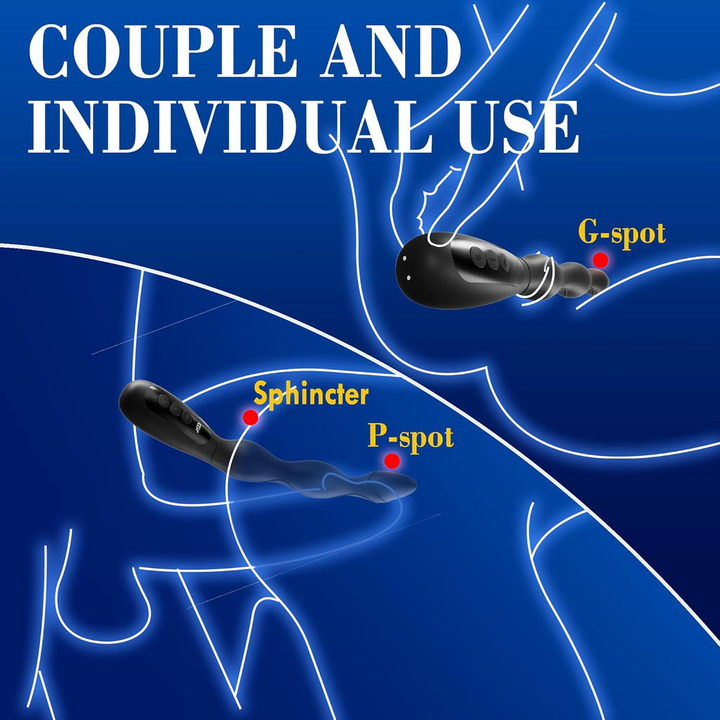 InfernoKnot Prostate Plug – Vibe, Shock & Heat