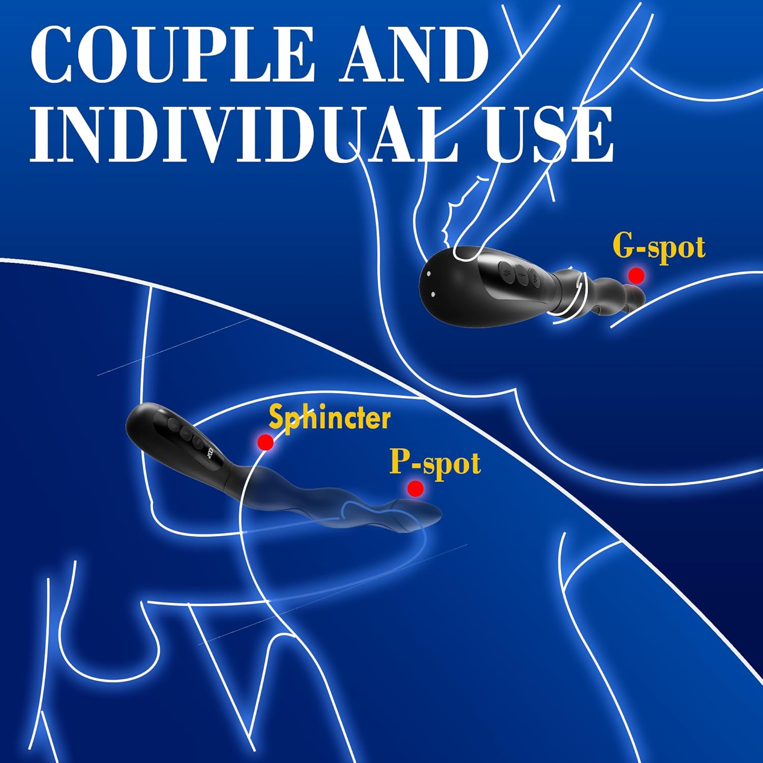 InfernoKnot Prostate Plug – Vibe, Shock & Heat