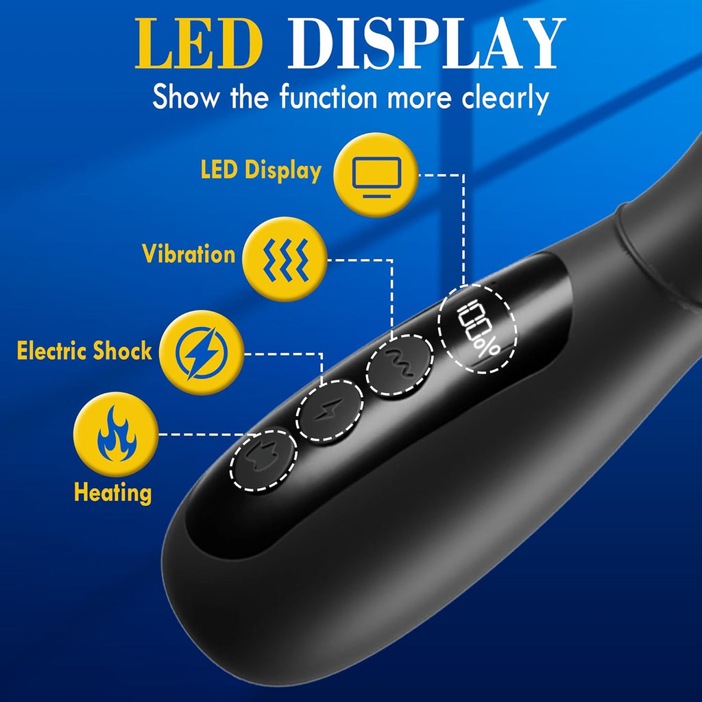 InfernoKnot Prostate Plug – Vibe, Shock & Heat