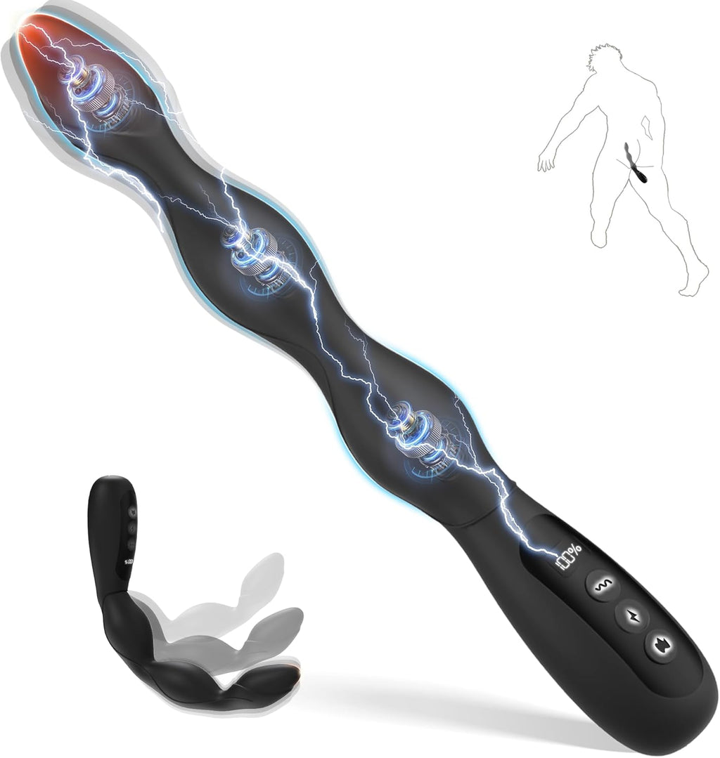 InfernoKnot Prostate Plug – Vibe, Shock & Heat