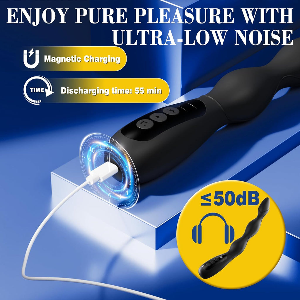 InfernoKnot Prostate Plug – Vibe, Shock & Heat