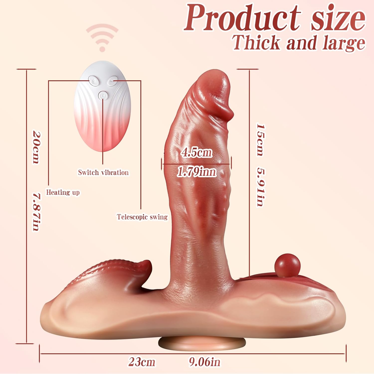 InfernoRide Ride-On Heated Thrusting Vibrator