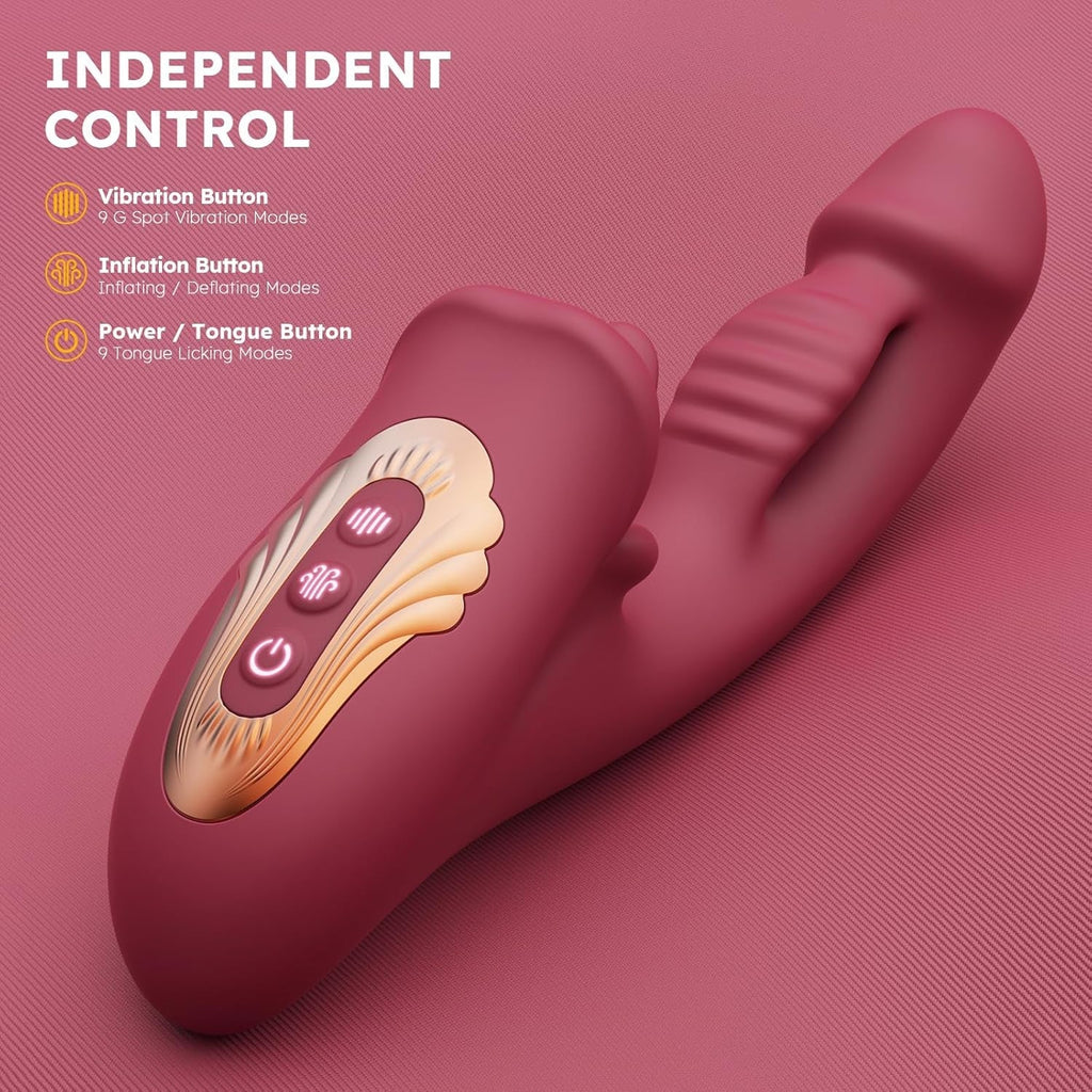 InflataLick Inflatable Licking G-Spot Vibrator