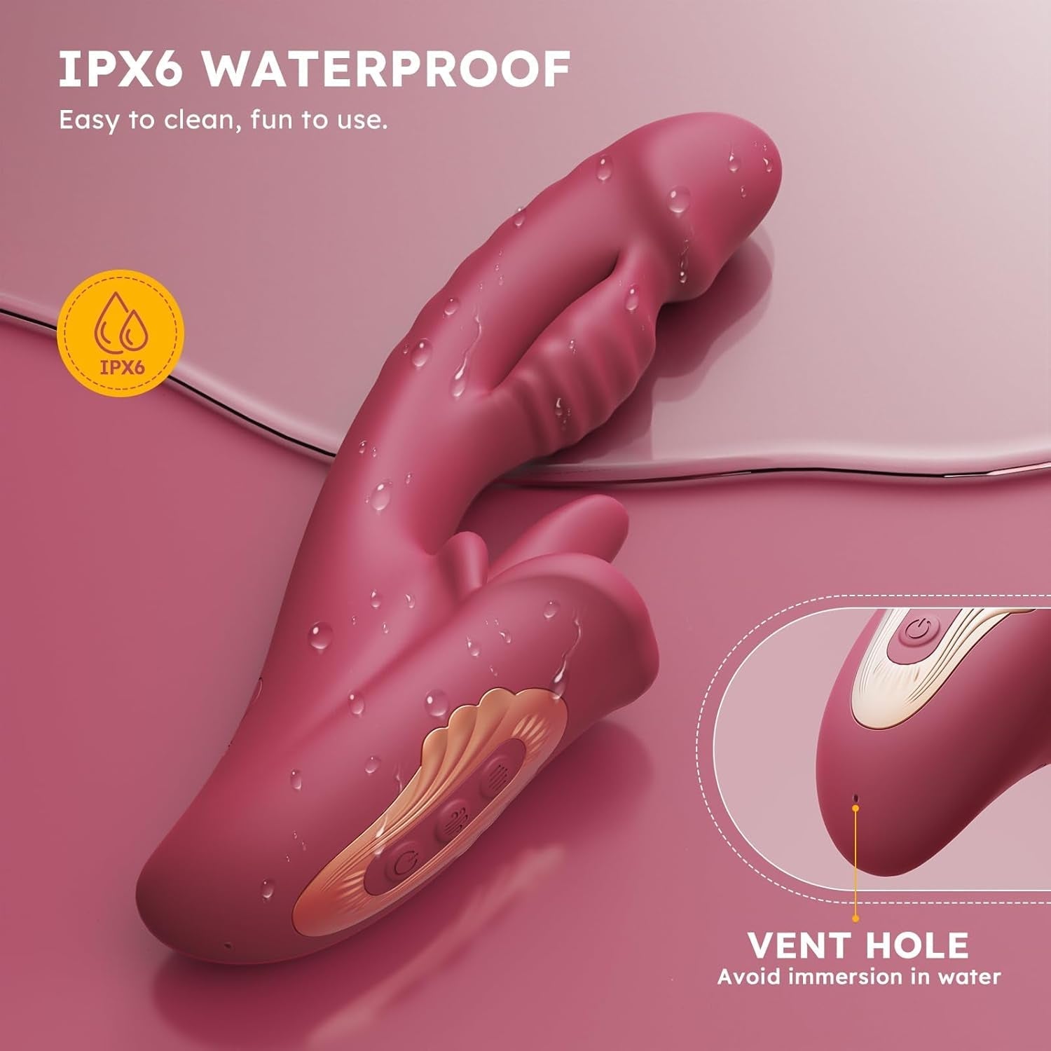 InflataLick Inflatable Licking G-Spot Vibrator