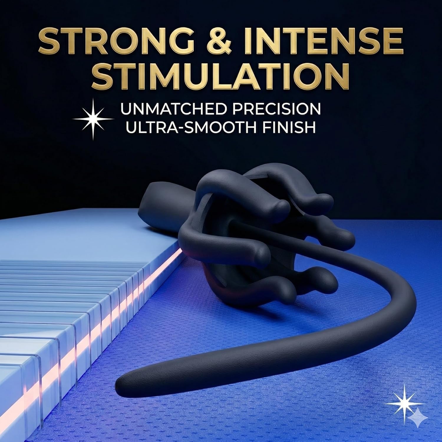 InnerPulse 5.5” Silicone Urethral Male Trainer Vibrator