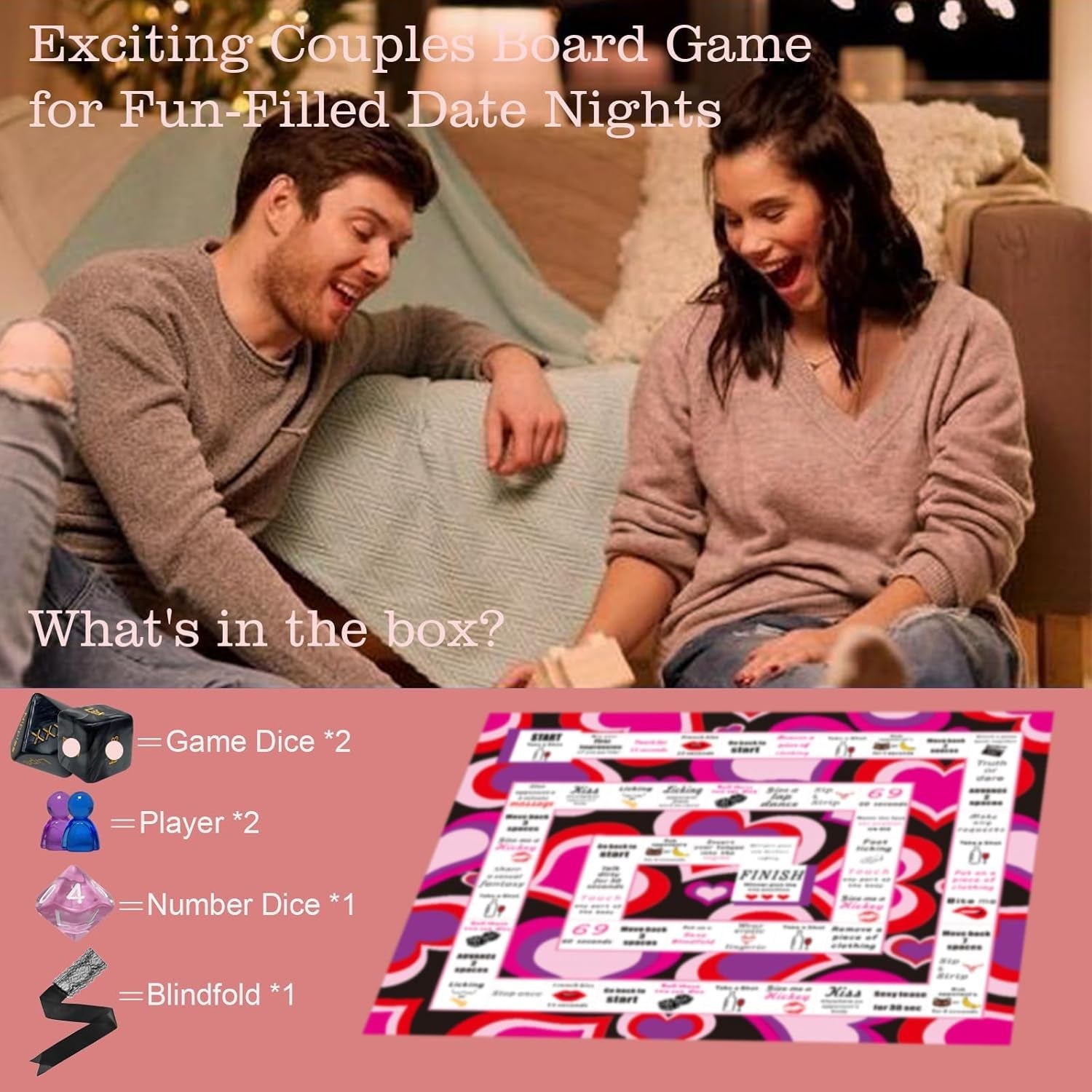 Intimate Couples Date Night Sexy Board Game