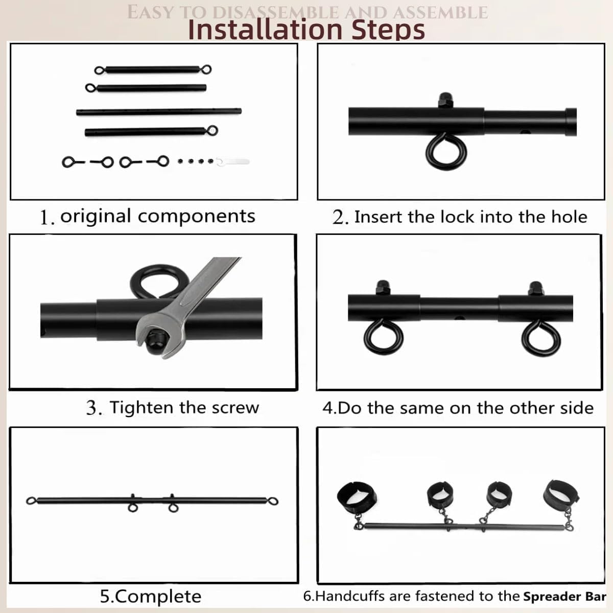 IronBond Spreader Bar & Collar Restraint Kit
