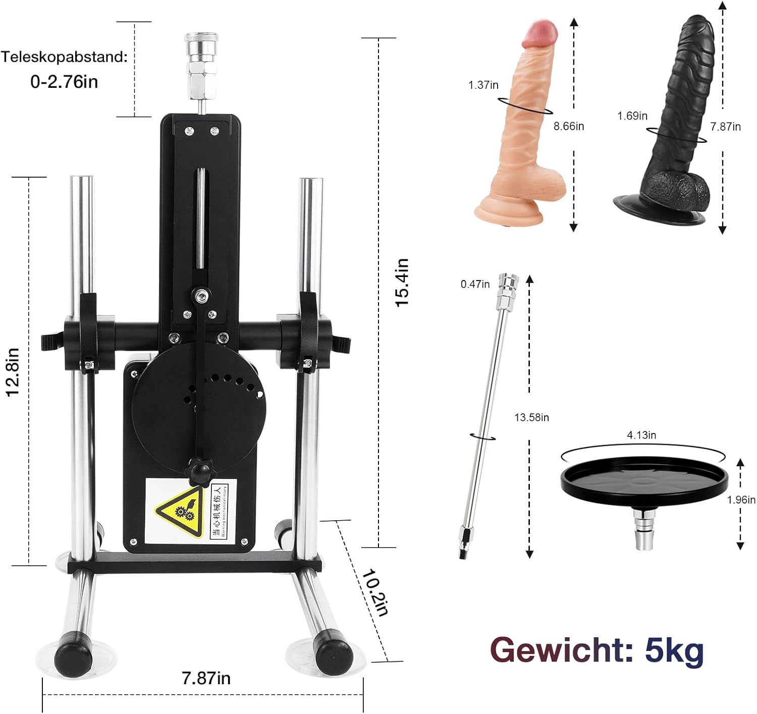 IronThrust 360° Premium Thrusting Sex Machine