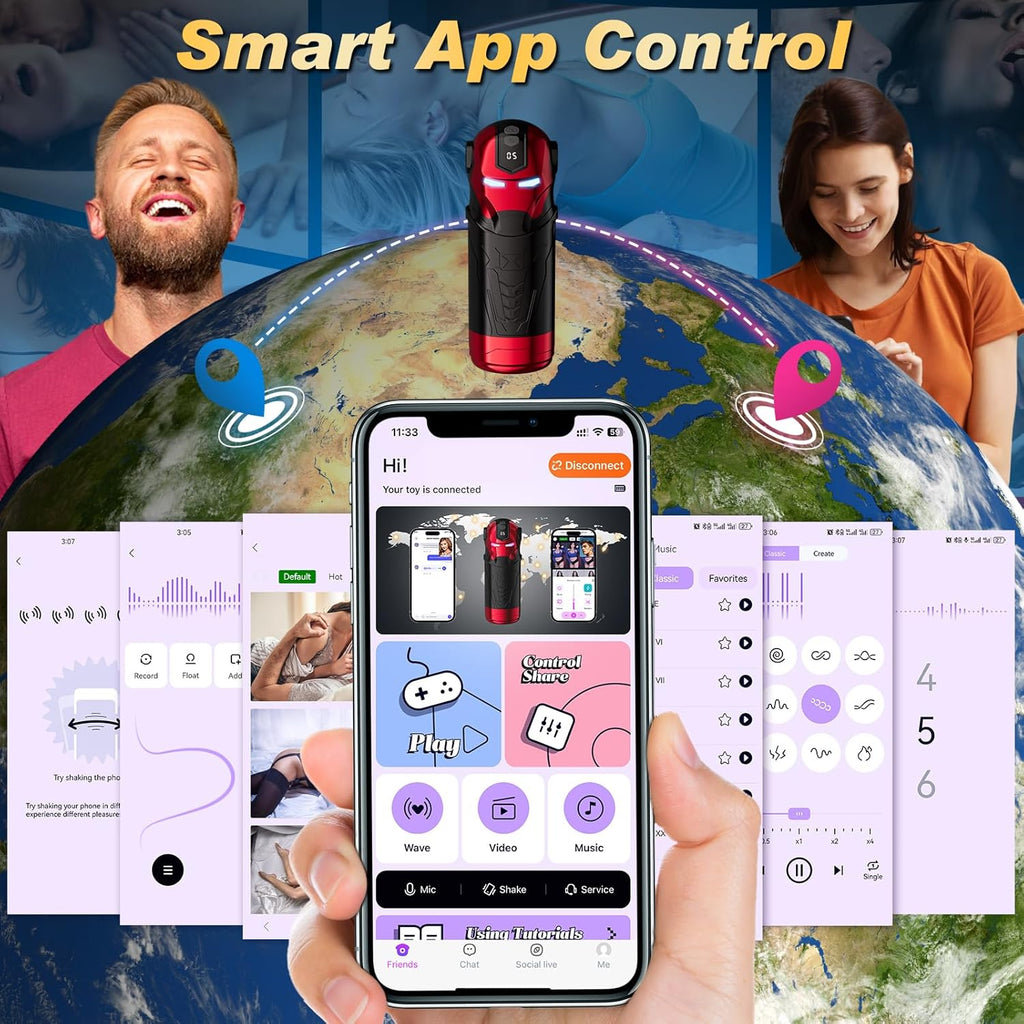 IronWarrior 10X APP-Controlled Male Masturbator