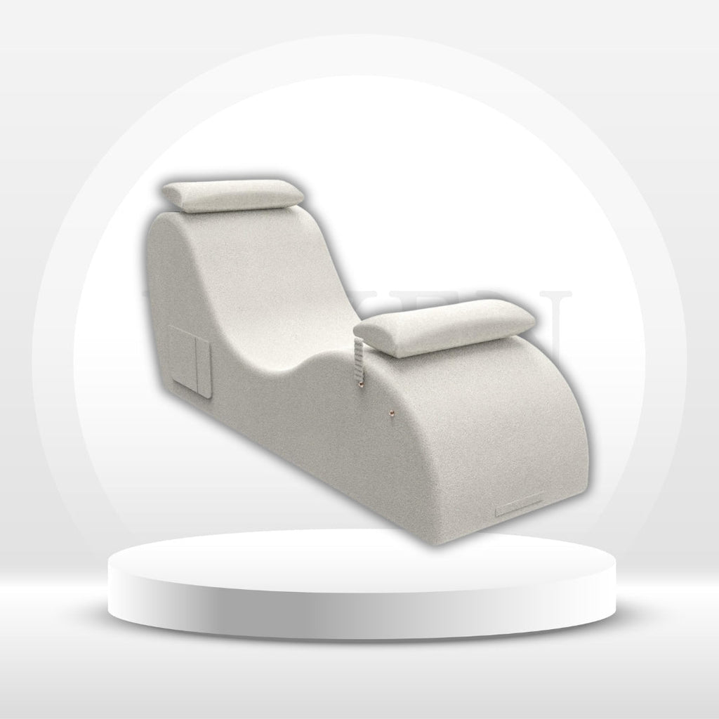 IvoryArc Light Beige Sex Chaise Lounge Chair