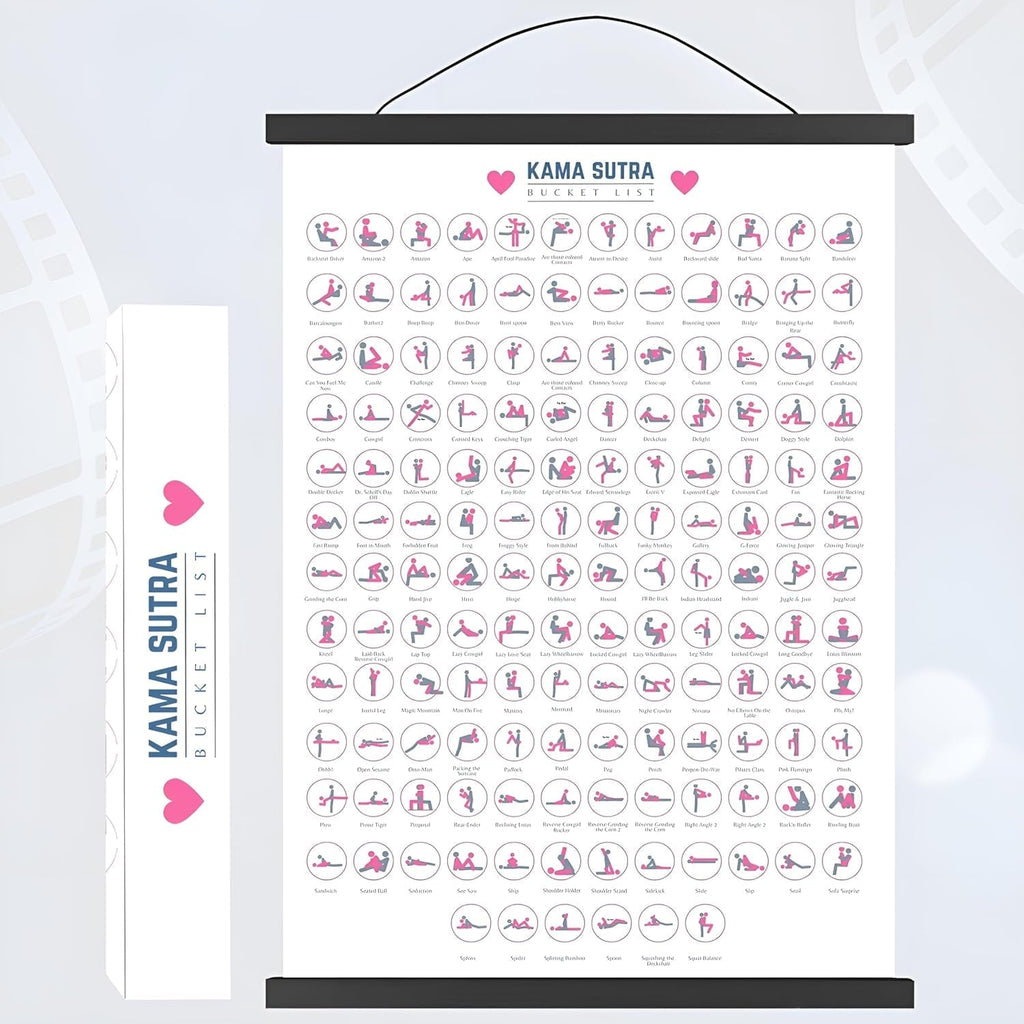 Kamasutra Scratch Off Bucket List Sex Positions Game