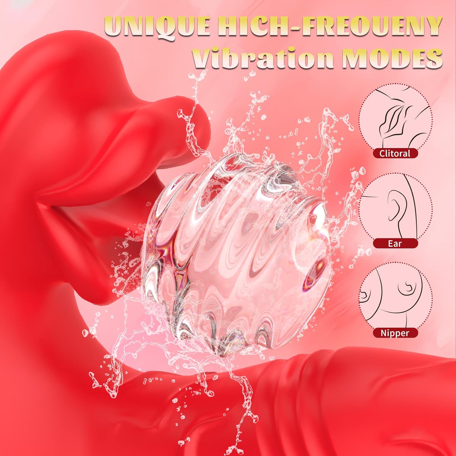 KissPulse 3-in-1 Licking & Thrusting Toy