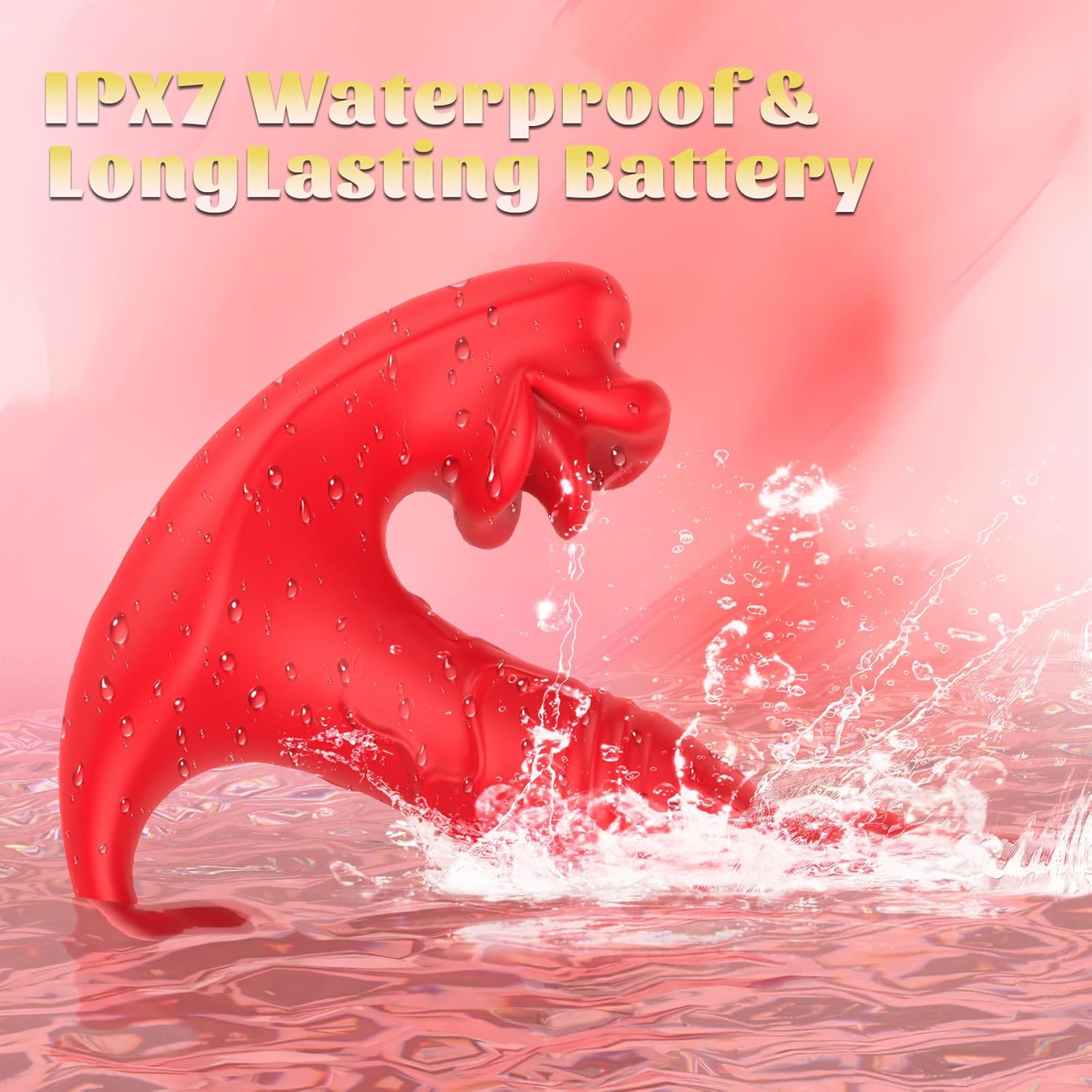 KissPulse 3-in-1 Licking & Thrusting Toy