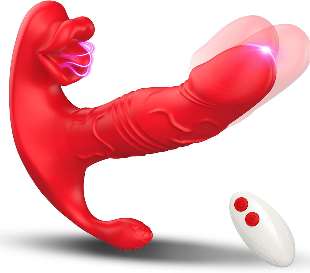 KissPulse 3-in-1 Licking & Thrusting Toy