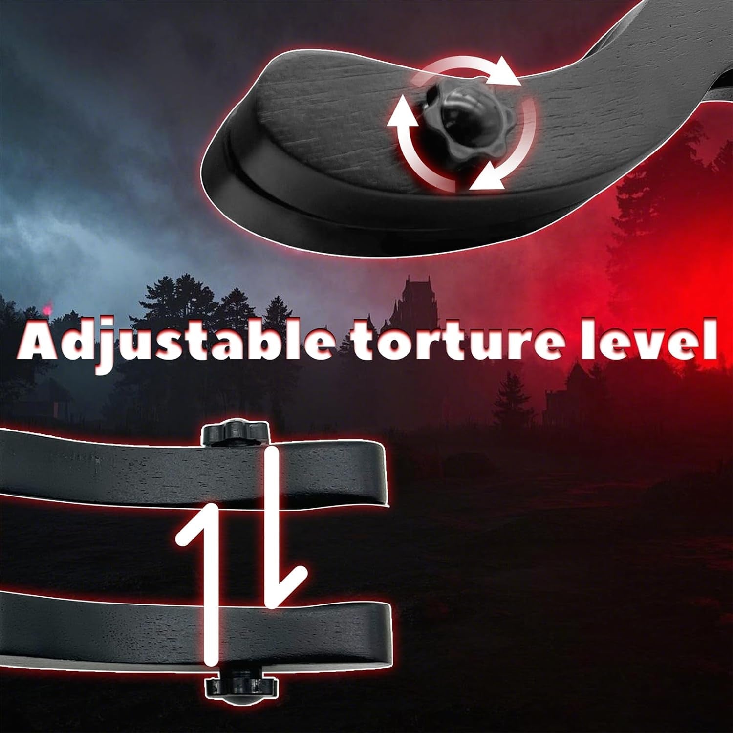 KneelVise CBT Testicle Crusher with Ankle Cuffs