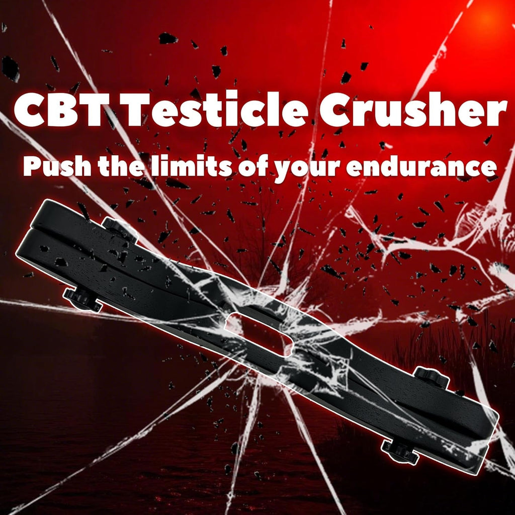 KneelVise CBT Testicle Crusher with Ankle Cuffs