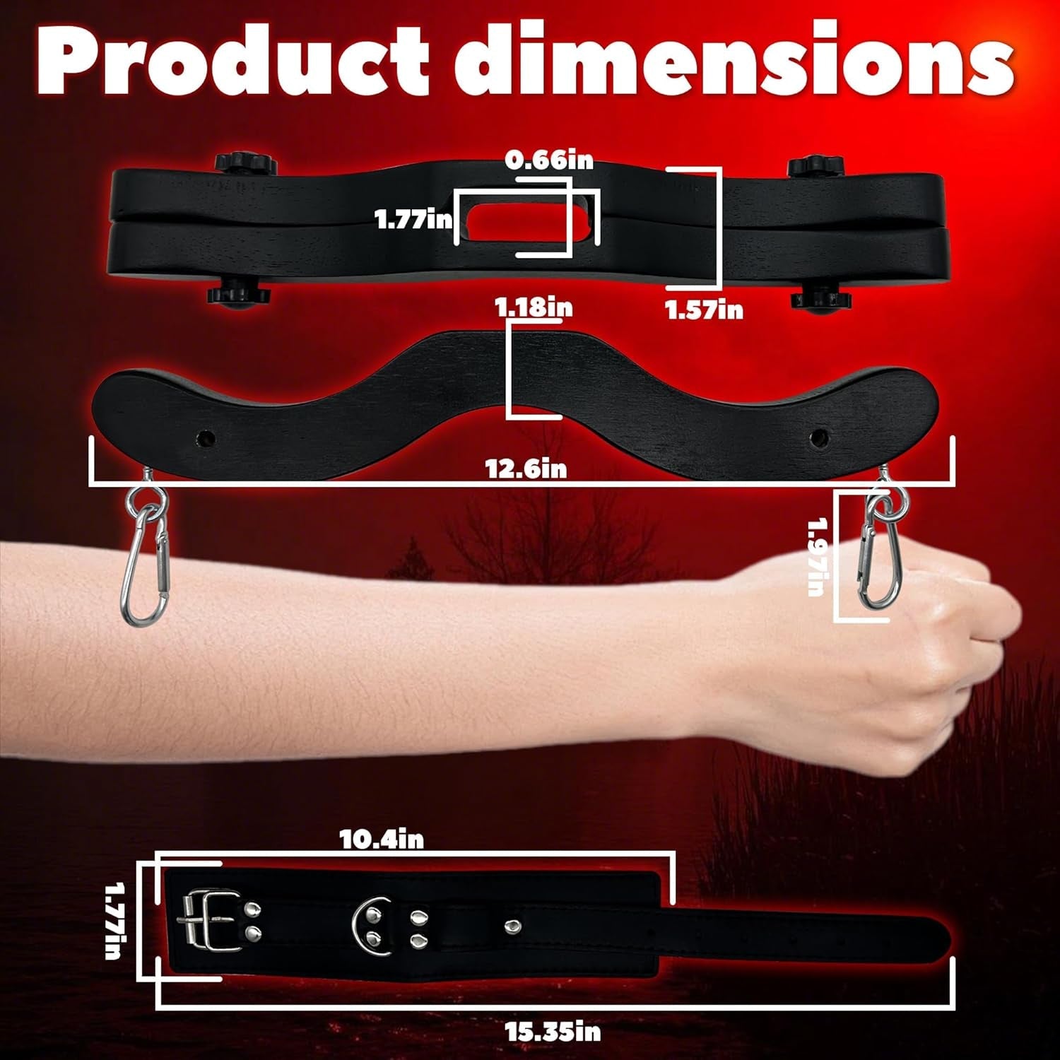 KneelVise CBT Testicle Crusher with Ankle Cuffs