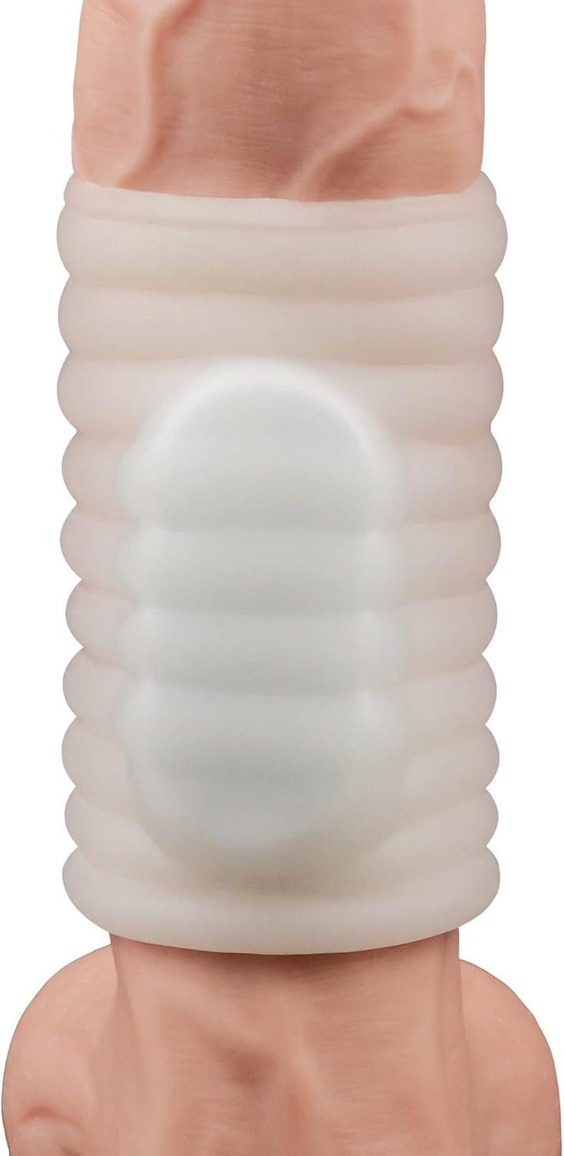 KnightFit Ribbed Vibrating Penis Sleeve